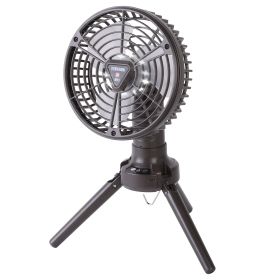 1Pc 10400mah Portable Camping Fan With LED Light Rechargeable Tripod Tent Hanging Fan Lantern Portable Foldable Oscillating Table Fan With 3 Brightnes