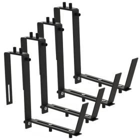 4Pcs Adjustable Planter Box Brackets Flower Box Holders Window Boxes Planters Hooks No Drill Railing Planter Mounts For Windowsills Garden Fences Balc
