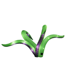 2 Pack Halloween Inflatable Octopus Tentacles Outdoor Decorations, Blow Up Hanging Decoration With Built-in LED Lights, Striking Window Decor For Hall