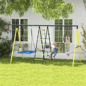Outdoor Swing (Option: Yellow and green)
