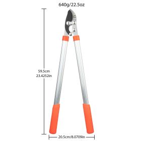 Garden Lopper Shears Heavy Duty Pruning Scissors Aluminum Alloy & Carbon Steel Options For Branches And Shrubs, Max Cutting Diameter 2.5cm, Ideal (Option: Powerful cutting of 59cm alumi)