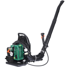 2-STROKE BACKPACK LEAF BLOWER,GAS 63.3cc,3.6HP 750CFM (Color: Green)